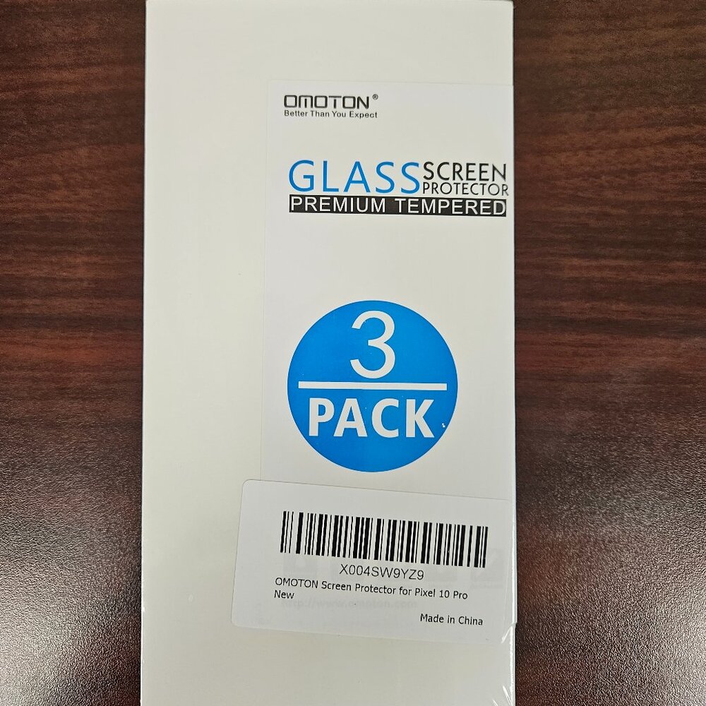 Omoton Glass Screen Protector 3+2 Pack for Pixel 10 Pro